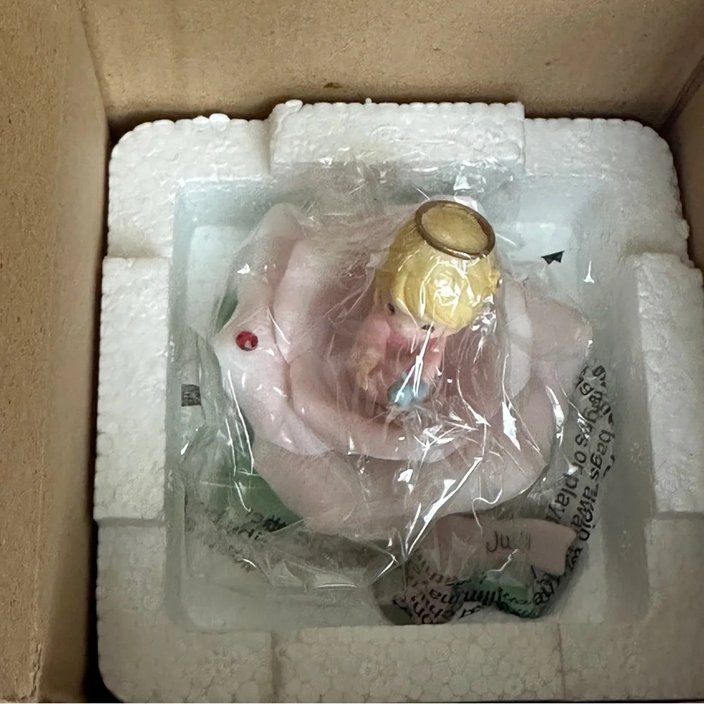 Precious Moments July Monthly Blossoms Figurine